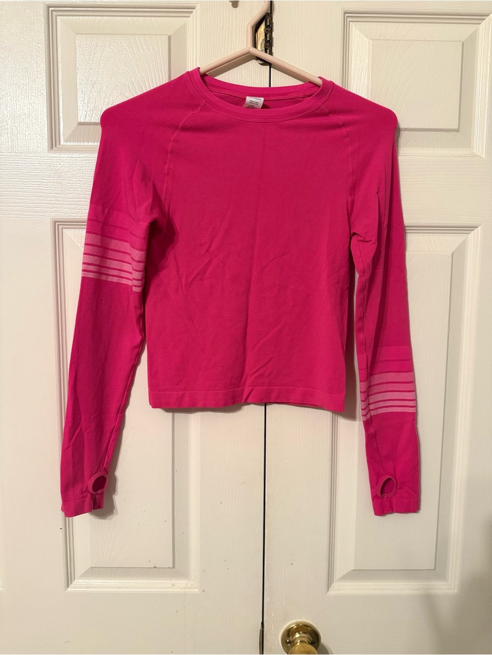JoyLab Bright Pink Long Sleeve Athletic Top